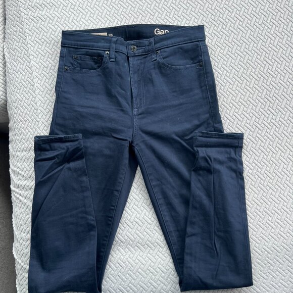 Gap True Skinny High-Rise Pants - Blue - Picture 2 of 5